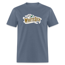 Load image into Gallery viewer, White Lily Logo T-Shirt - denim