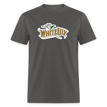 Load image into Gallery viewer, White Lily Logo T-Shirt - charcoal