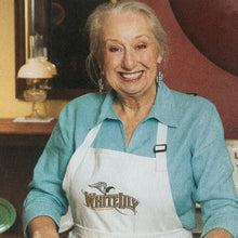 Load image into Gallery viewer, White Lily Apron plus Free Canister Sticker Set