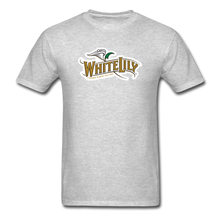 Load image into Gallery viewer, White Lily Logo T-Shirt - heather gray
