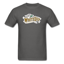 Load image into Gallery viewer, White Lily Logo T-Shirt - charcoal
