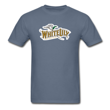 Load image into Gallery viewer, White Lily Logo T-Shirt - denim
